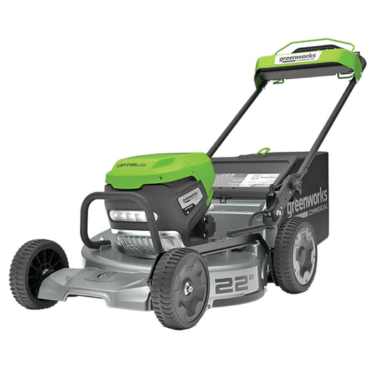 Greenworks Commercial ATM22 82v Optimus Battery Lawn Mower Kit