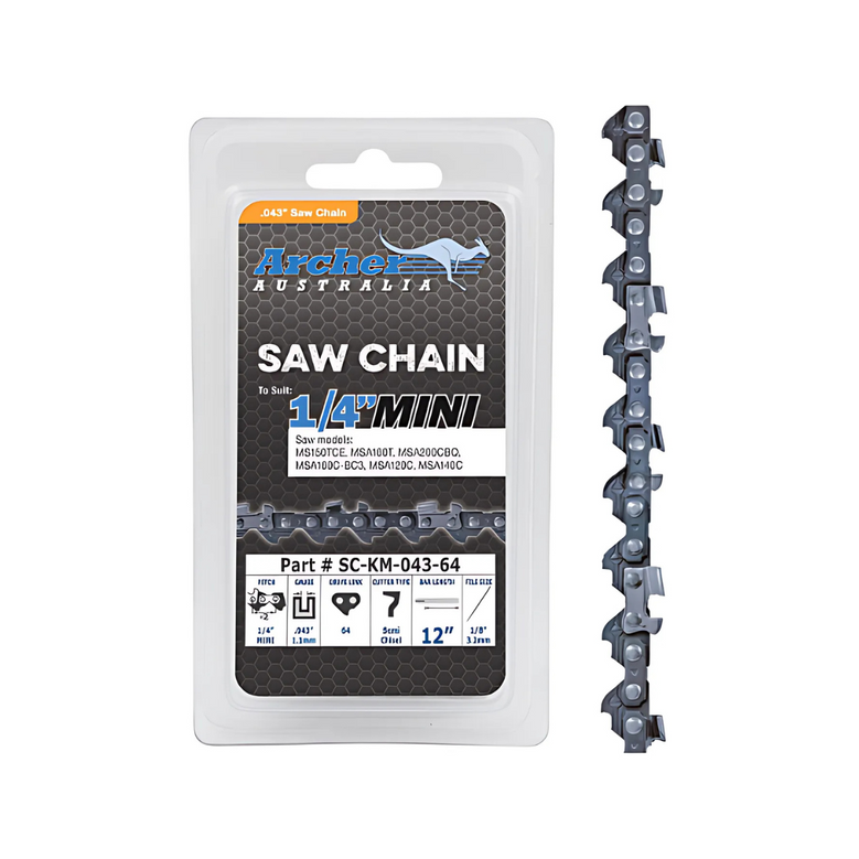 Archer Semi Chisel Chain - 12