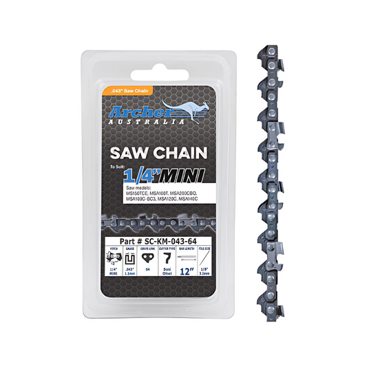 Archer Semi Chisel Chain - 16" 3/8P .043 55 DL (D-043-55DL)