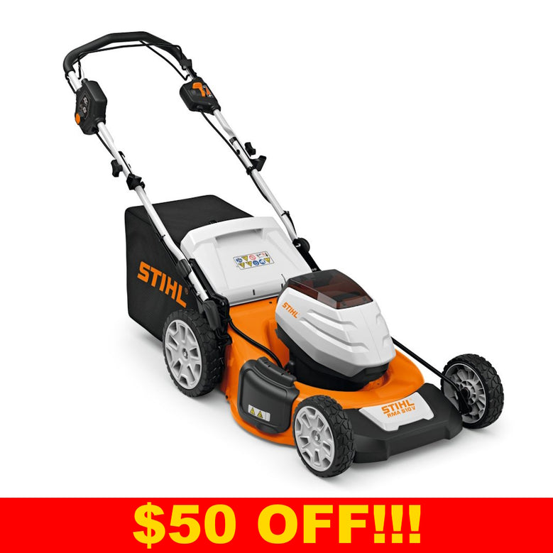 Stihl rma 460 battery lawn mower sale